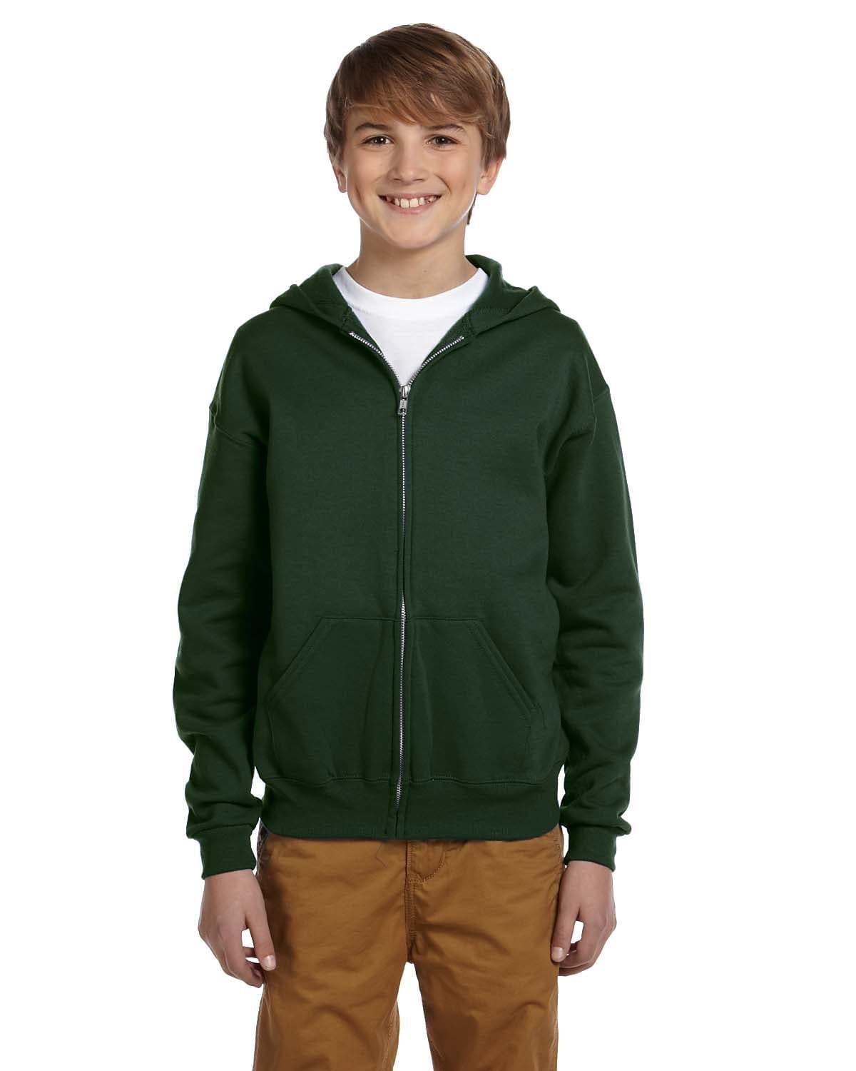 Image for Youth NuBlend® Fleece Full-Zip Hooded Sweatshirt