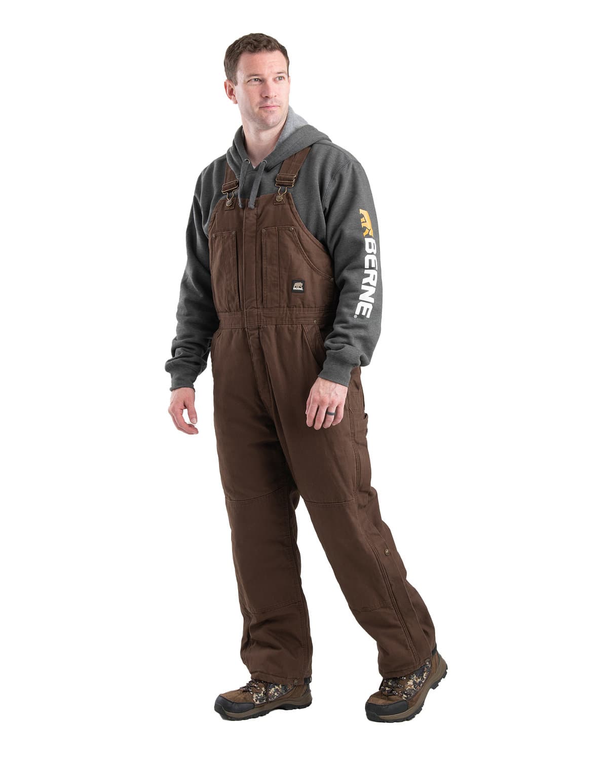 Image for Men's Heartland Insulated Washed Duck Bib Overall