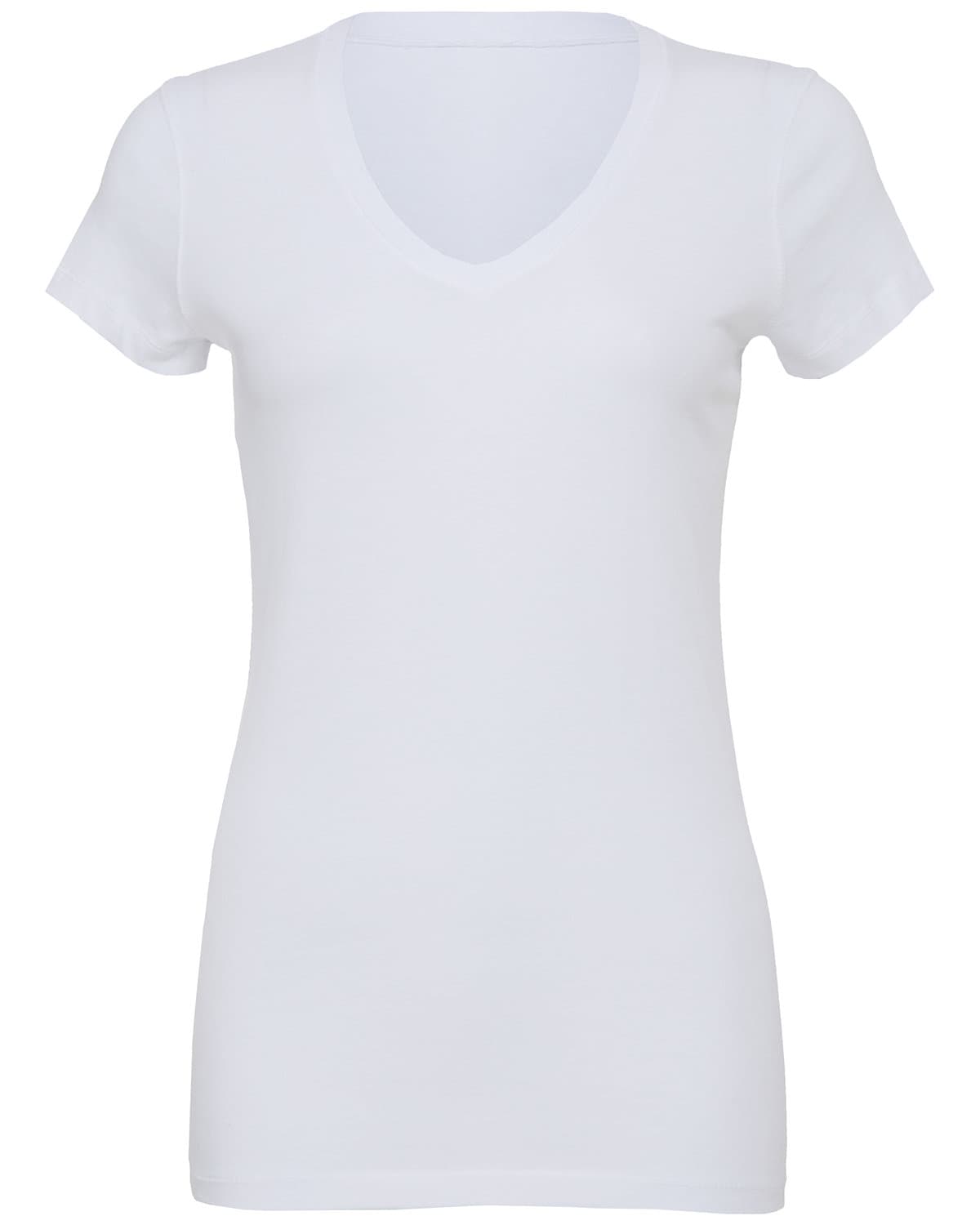 Image for Ladies' Jersey Short-Sleeve V-Neck T-Shirt