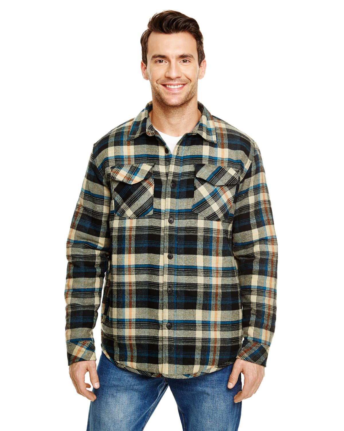 Image for Quilted Flannel Shirt Jacket - 8610