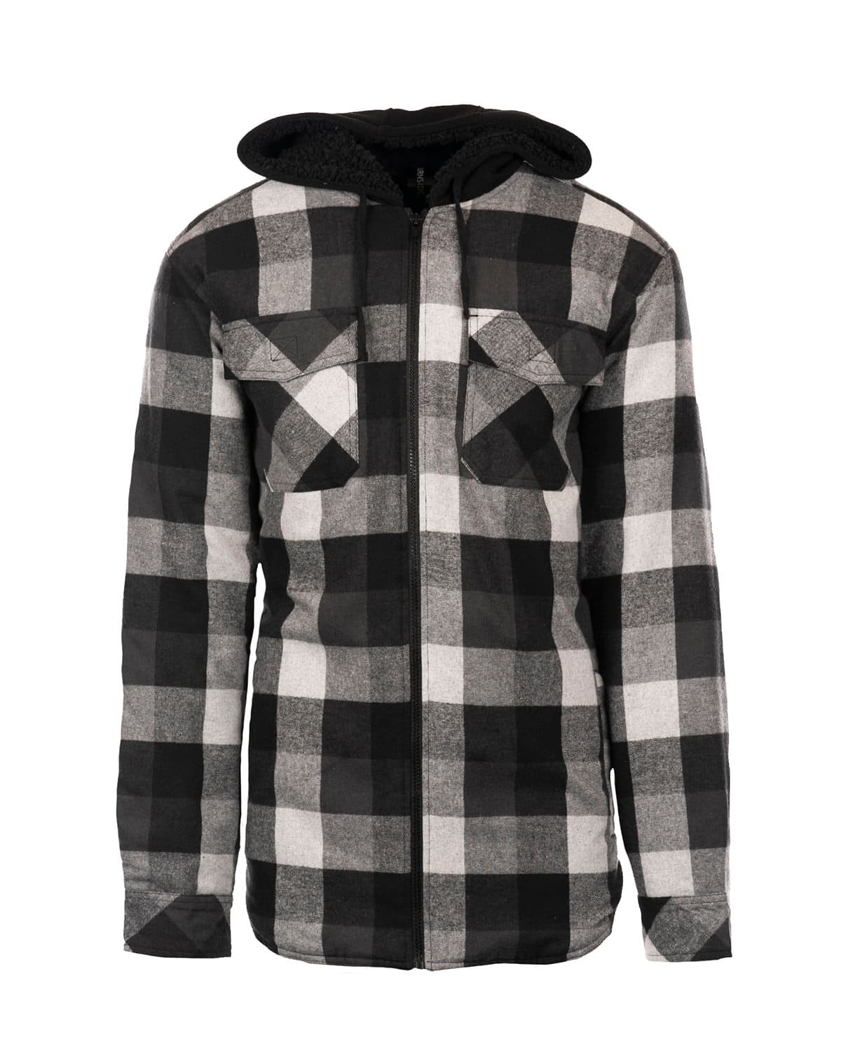 Image for Men's Hooded Flannel Jacket