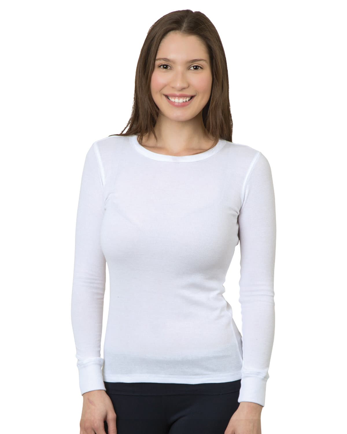 Image for Ladies' USA Made Long-Sleeve Thermal Shirt