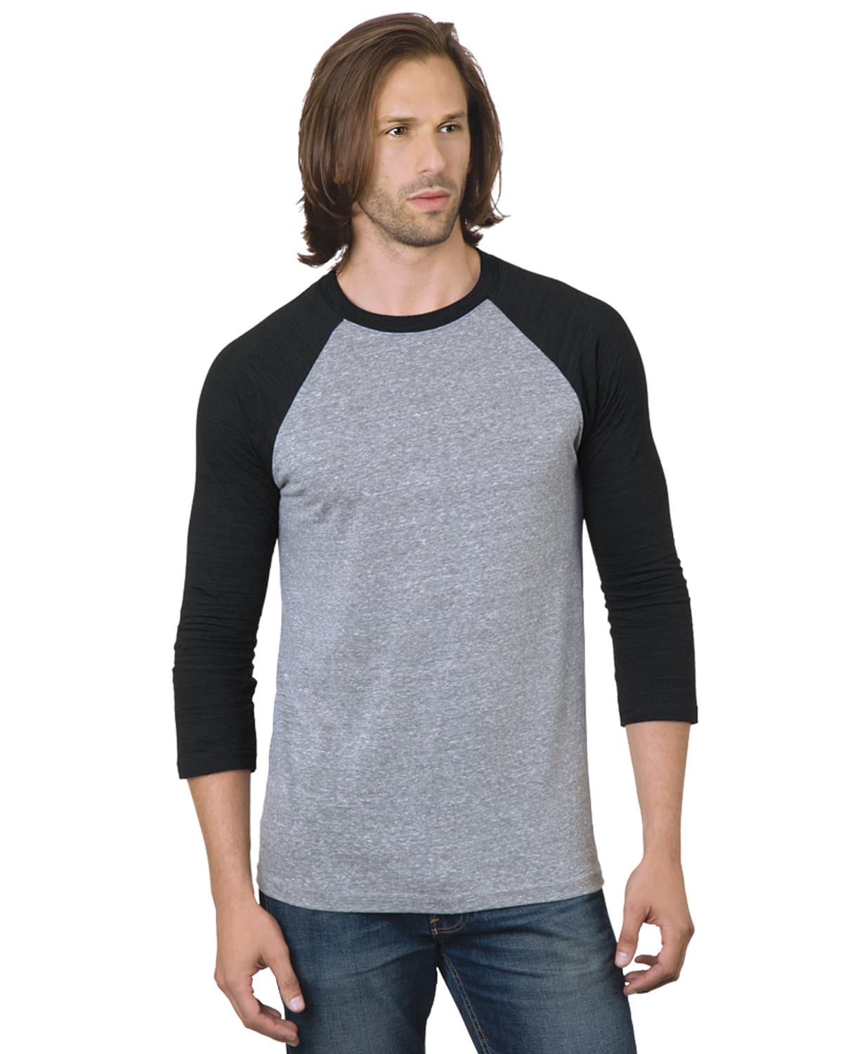 Image for Unisex Three-Quarter Sleeve Raglan T-Shirt