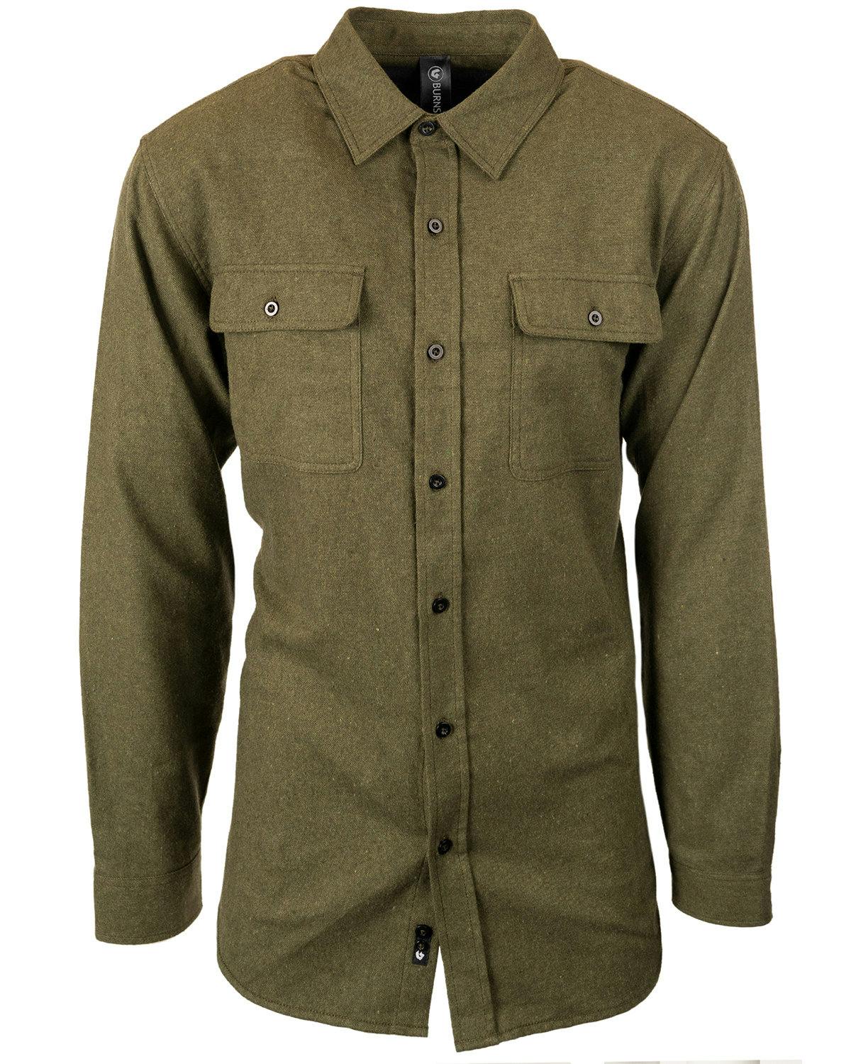 Image for Men's Solid Flannel Shirt