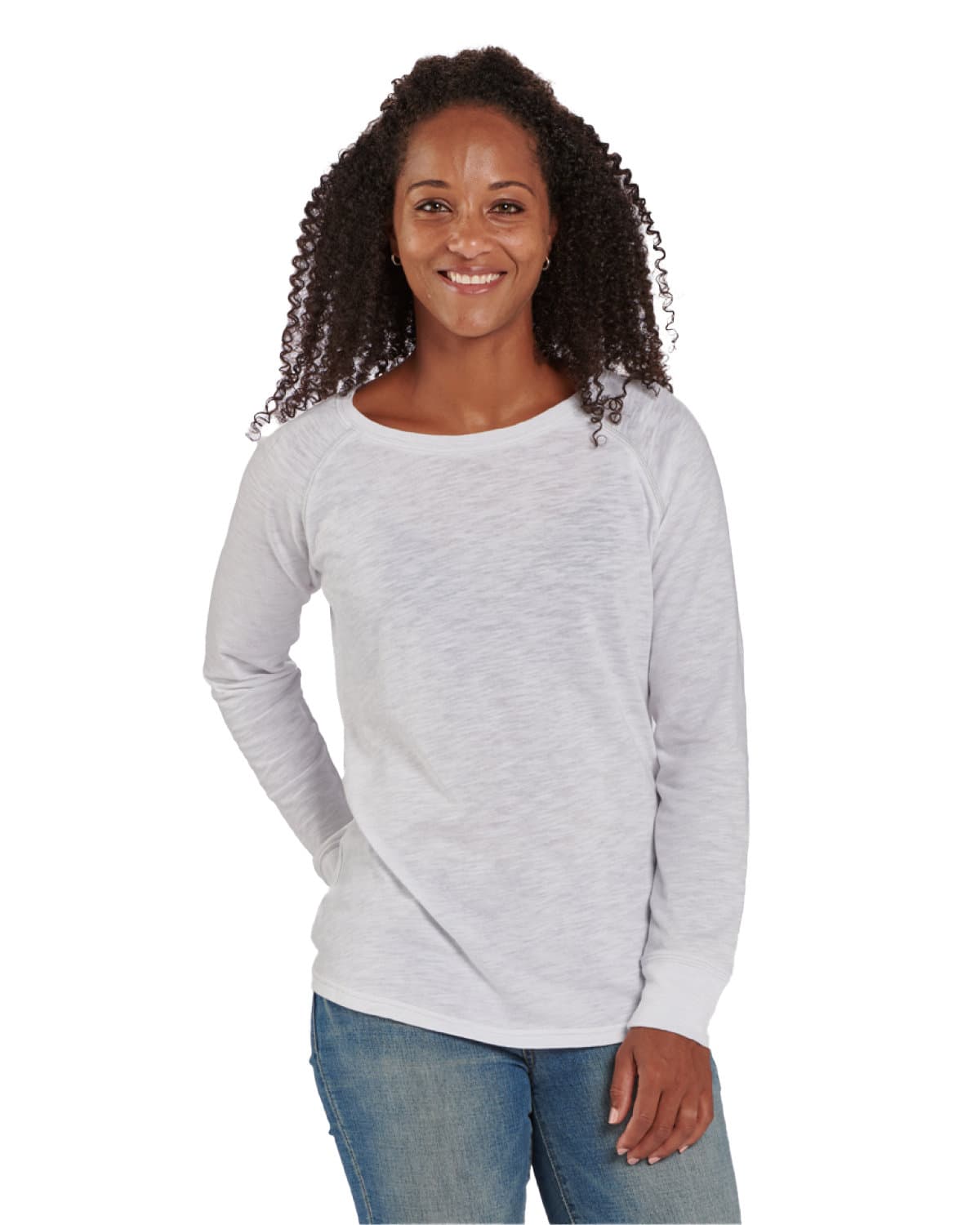 Image for Ladies' Payton Preppy Patch Long-Sleeve T-Shirt