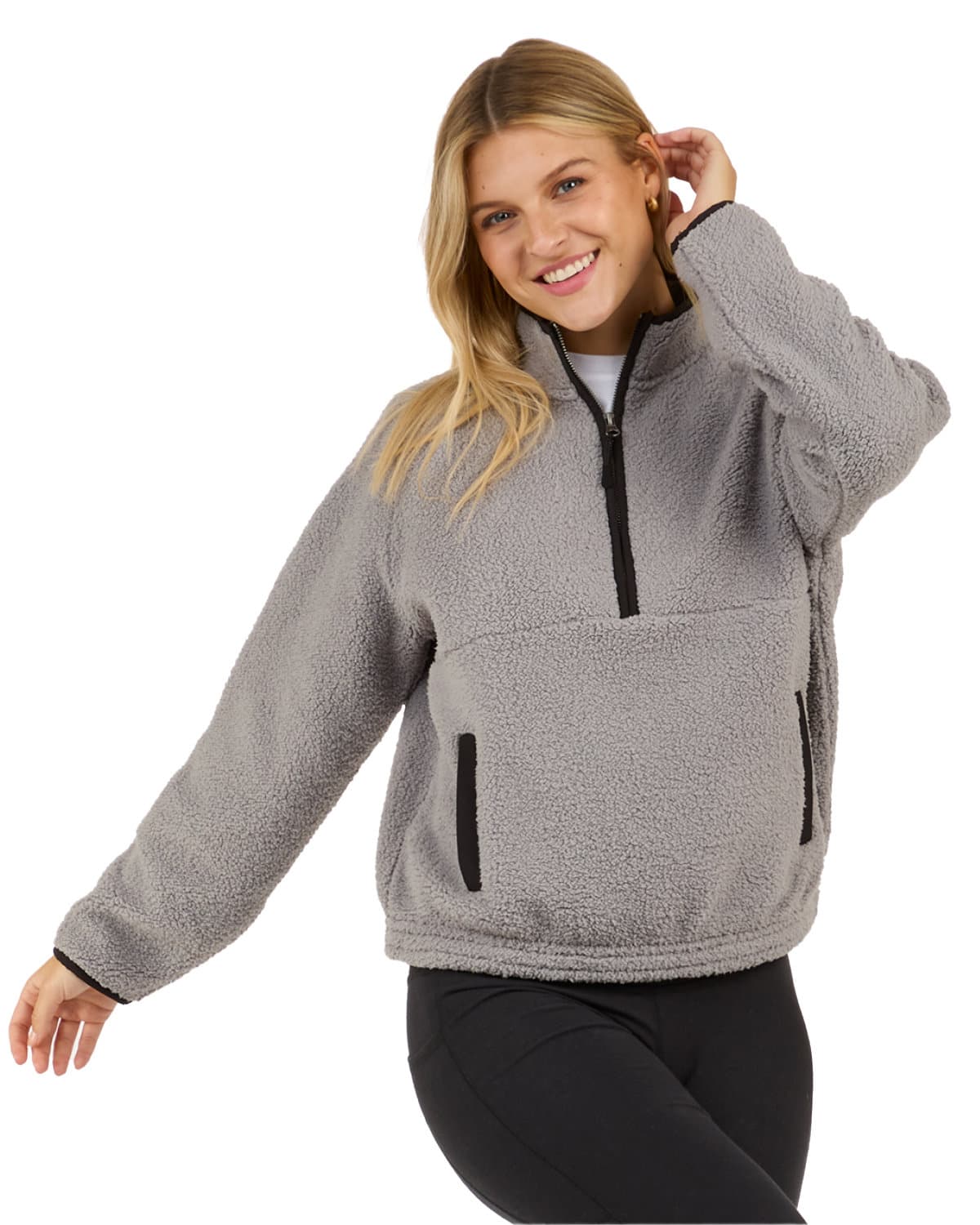 Image for Ladies' Everest Pile Fleece Half-Zip Pullover