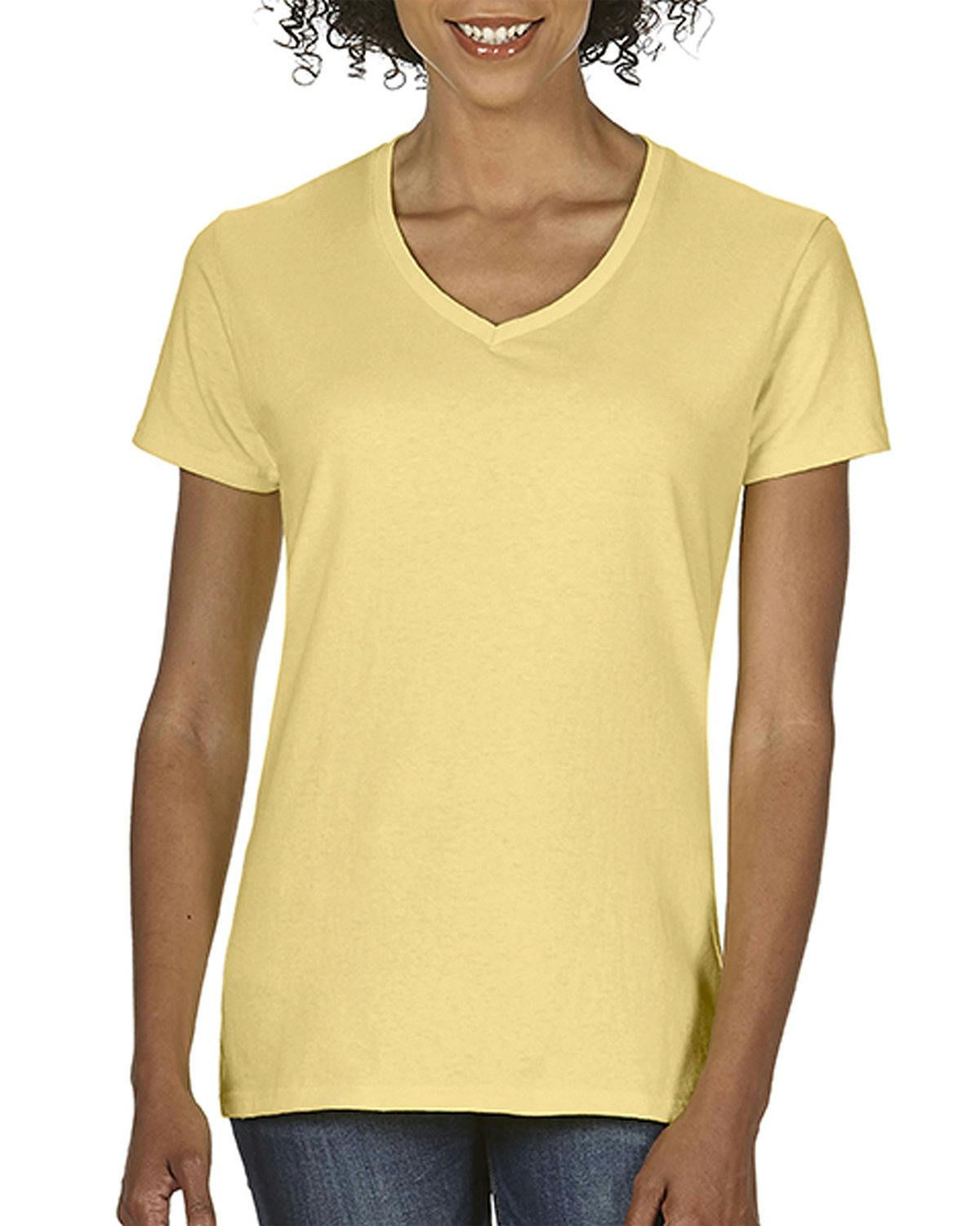 Image for Ladies' Midweight V-Neck T-Shirt