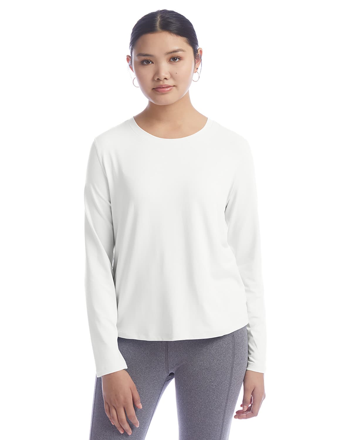 Image for Ladies' Cutout Long Sleeve T-Shirt