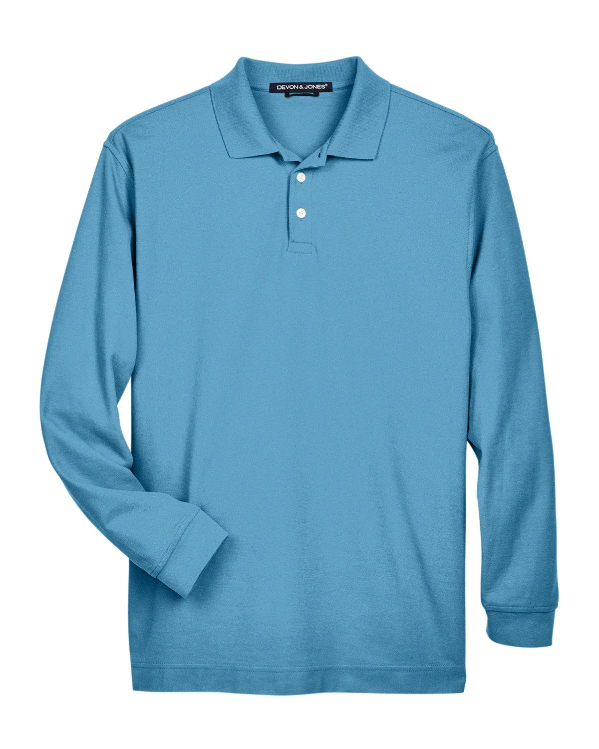 Image for Men's Pima Piqué Long-Sleeve Polo