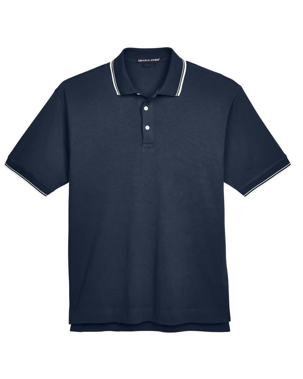 Image for Men's Tipped Perfect Pima Interlock Polo