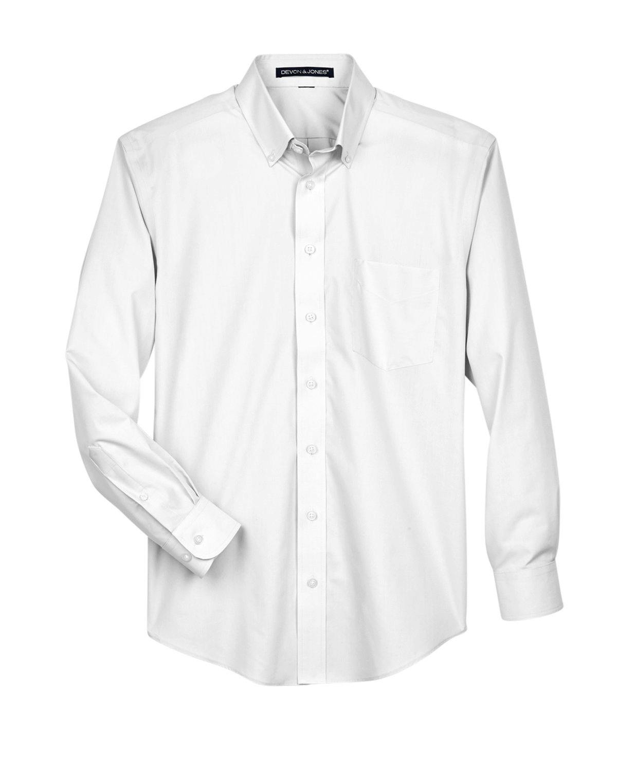 Image for Men's Crown Collection® Tall Solid Broadcloth Woven Shirt