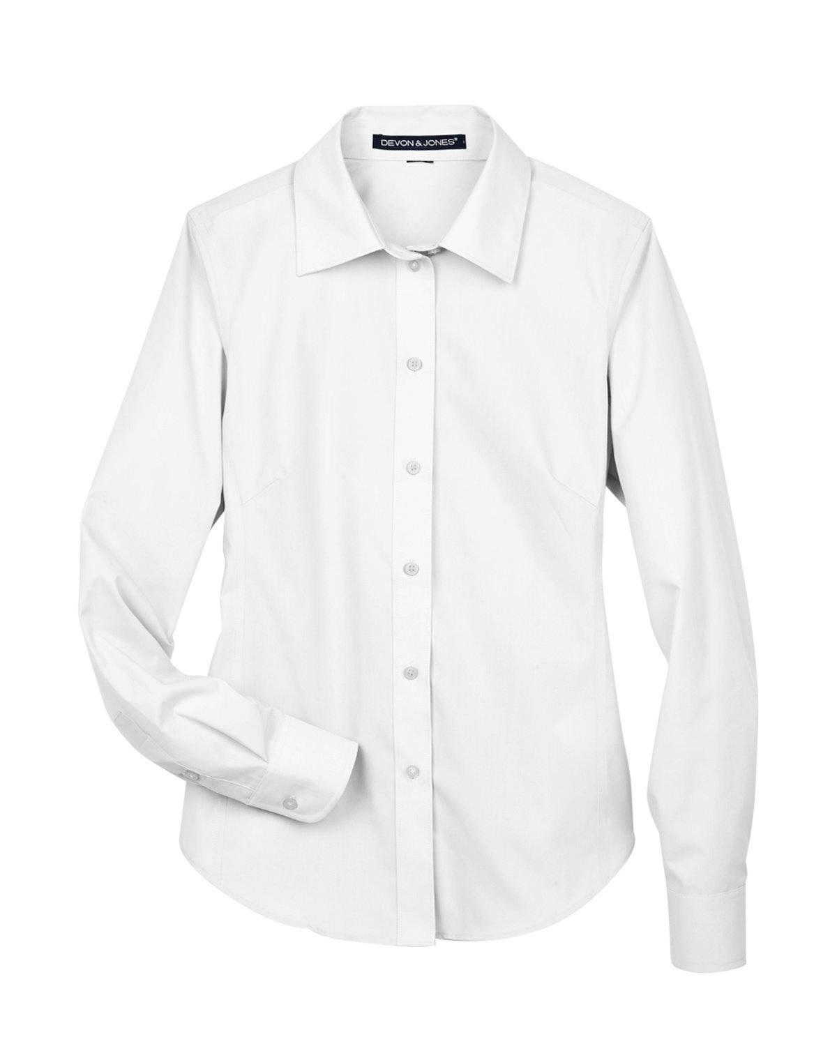 Image for Ladies' Crown Collection® Solid Broadcloth Woven Shirt