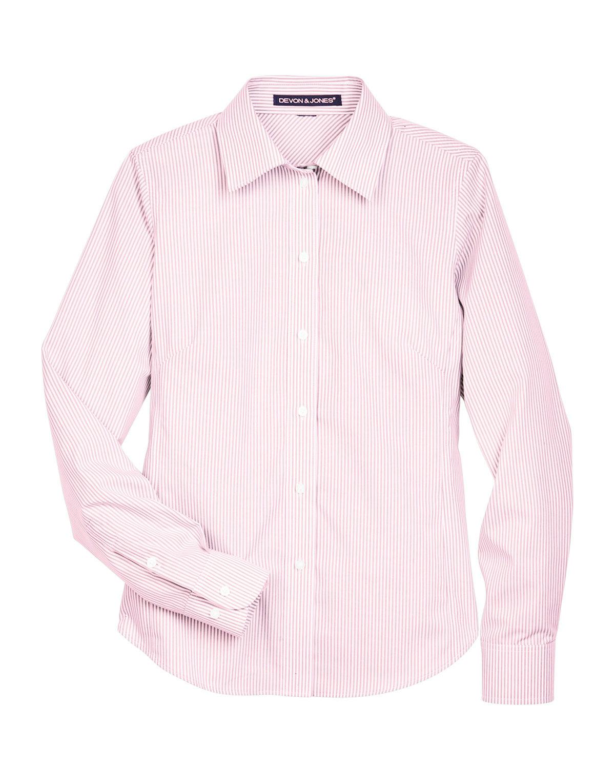 Image for Ladies' Crown Collection® Banker Stripe Woven Shirt