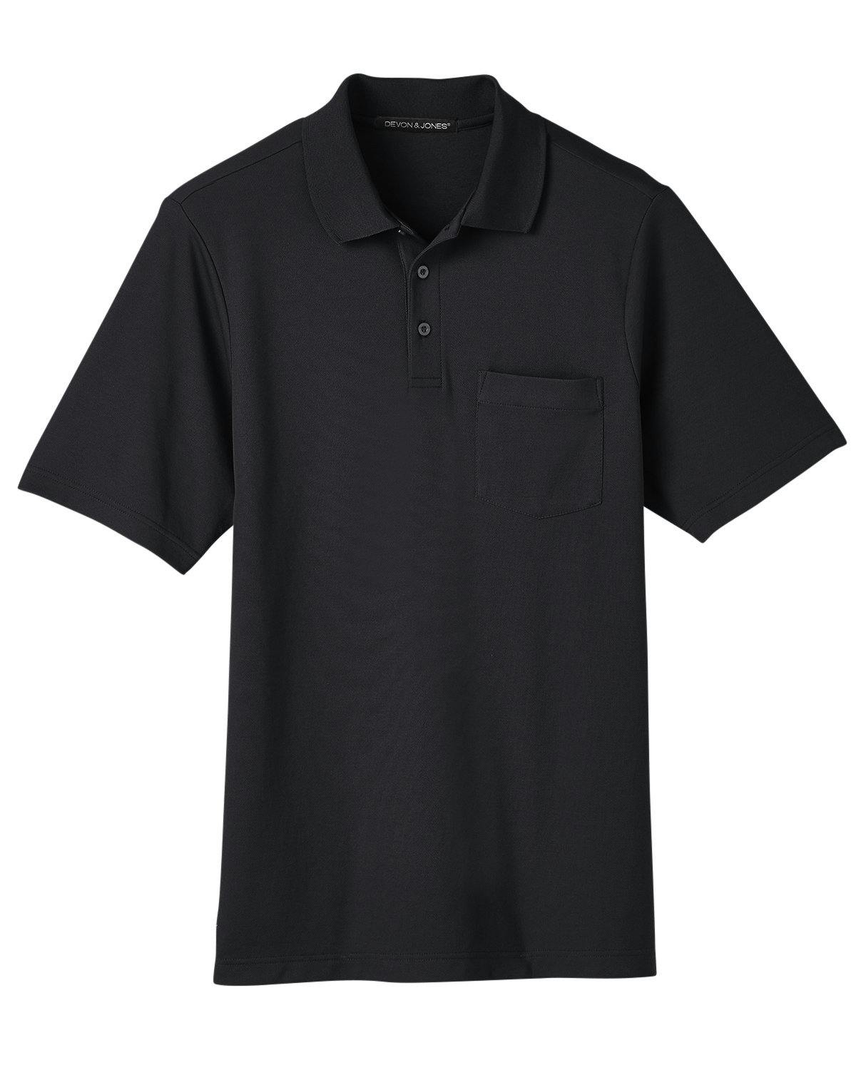 Image for Men's CrownLux Performance™ Plaited Polo with Pocket