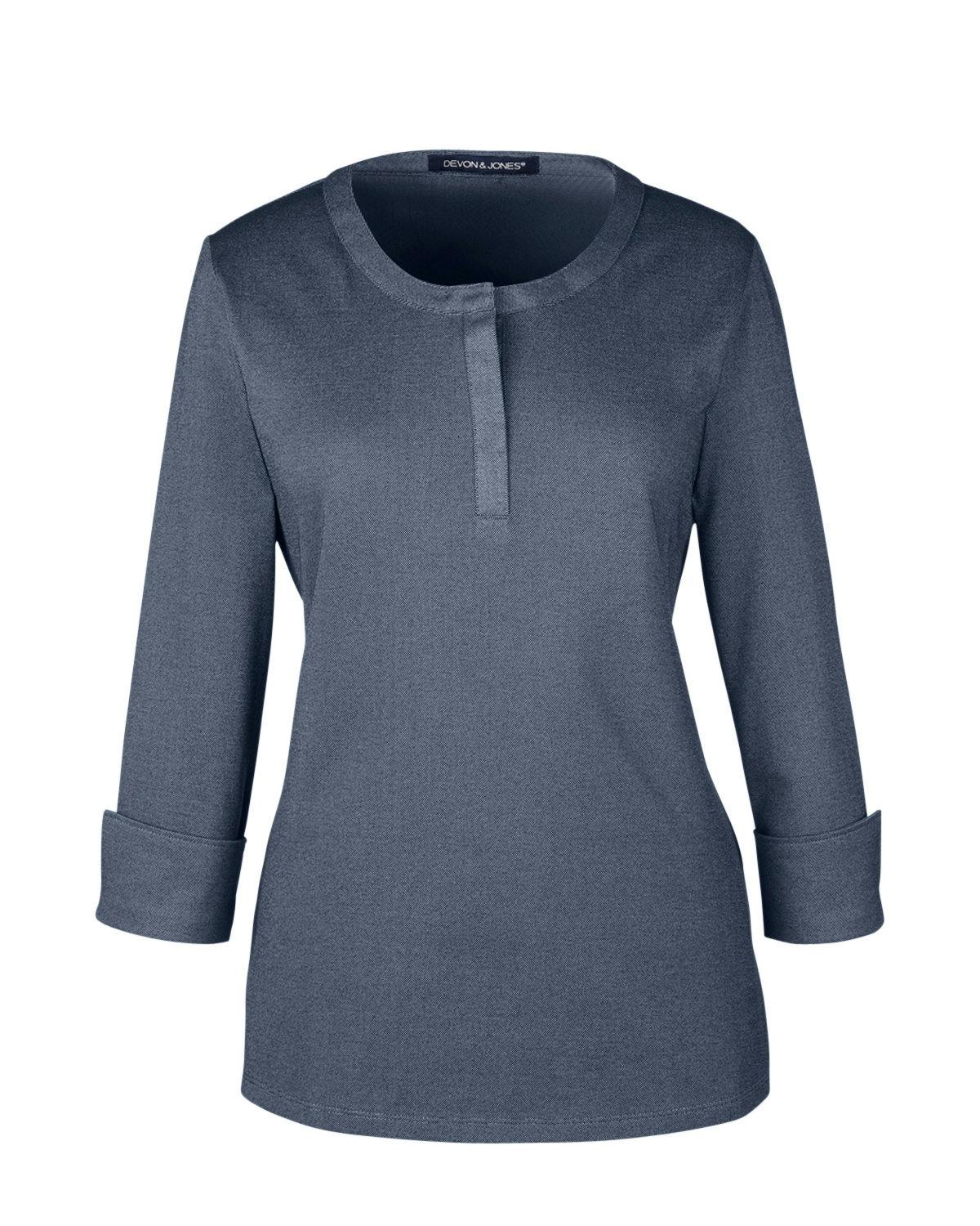 Image for Ladies' Central Cotton Blend Mélange Knit Top