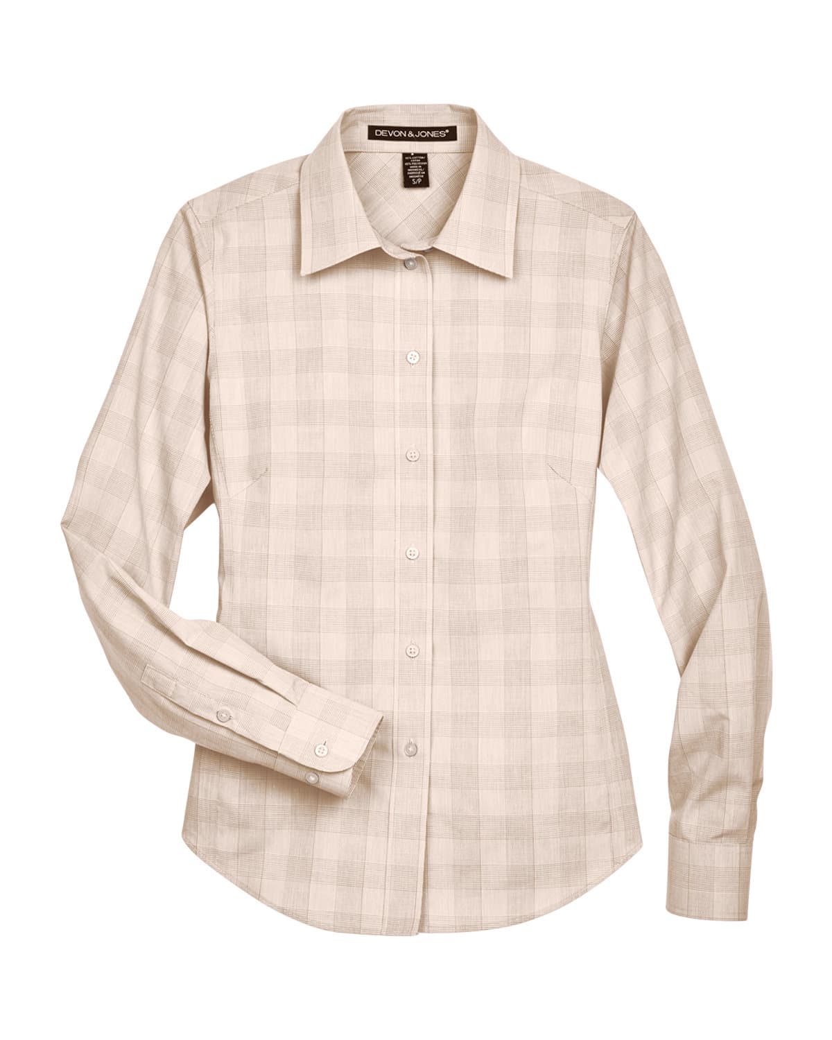 Image for Ladies' Crown Collection® Glen Plaid Woven Shirt