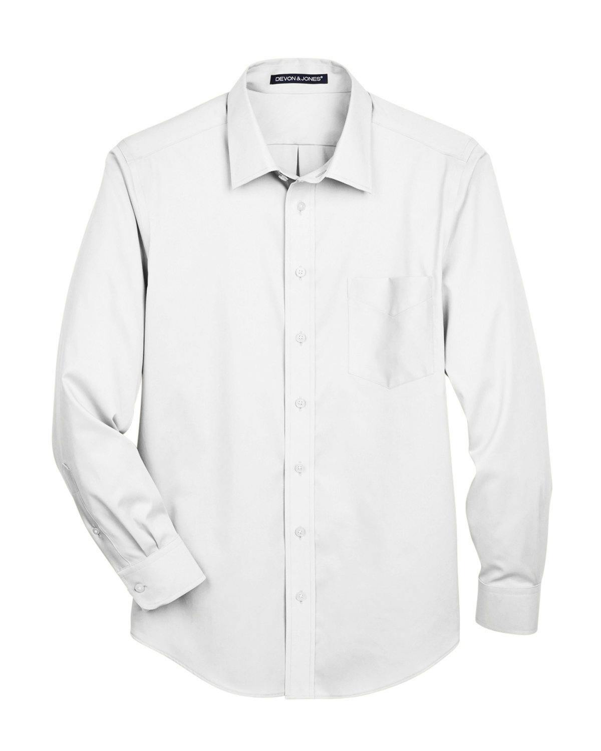 Image for Men's Crown Collection® Solid Stretch Twill Woven Shirt