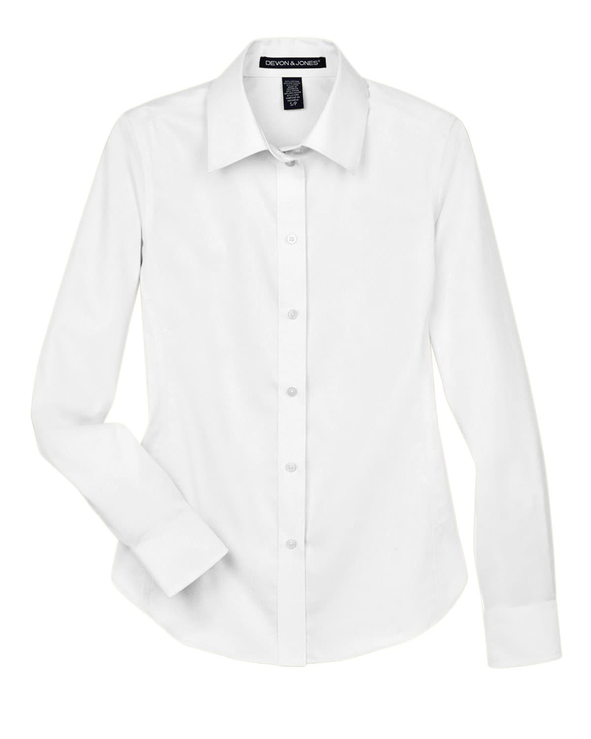 Image for Ladies' Crown Collection® Solid Stretch Twill Woven Shirt