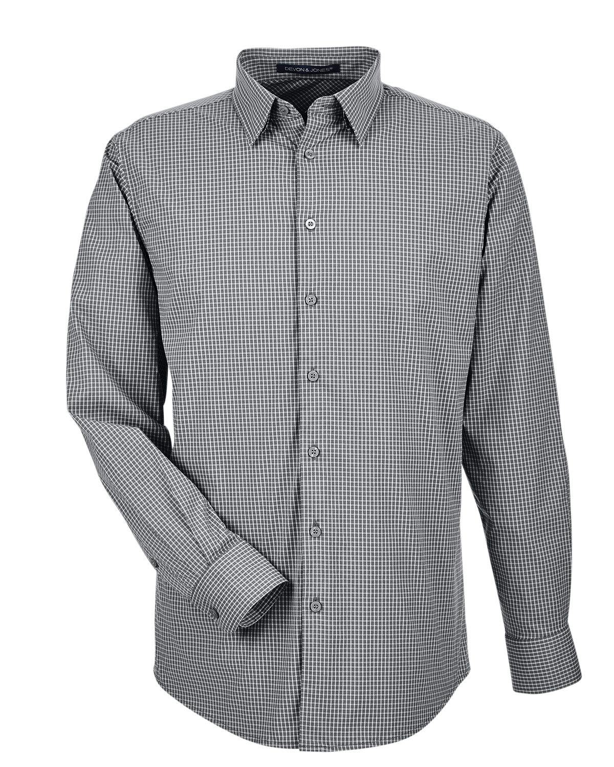 Image for CrownLux Performance® Men's Tonal Mini Check Woven Shirt