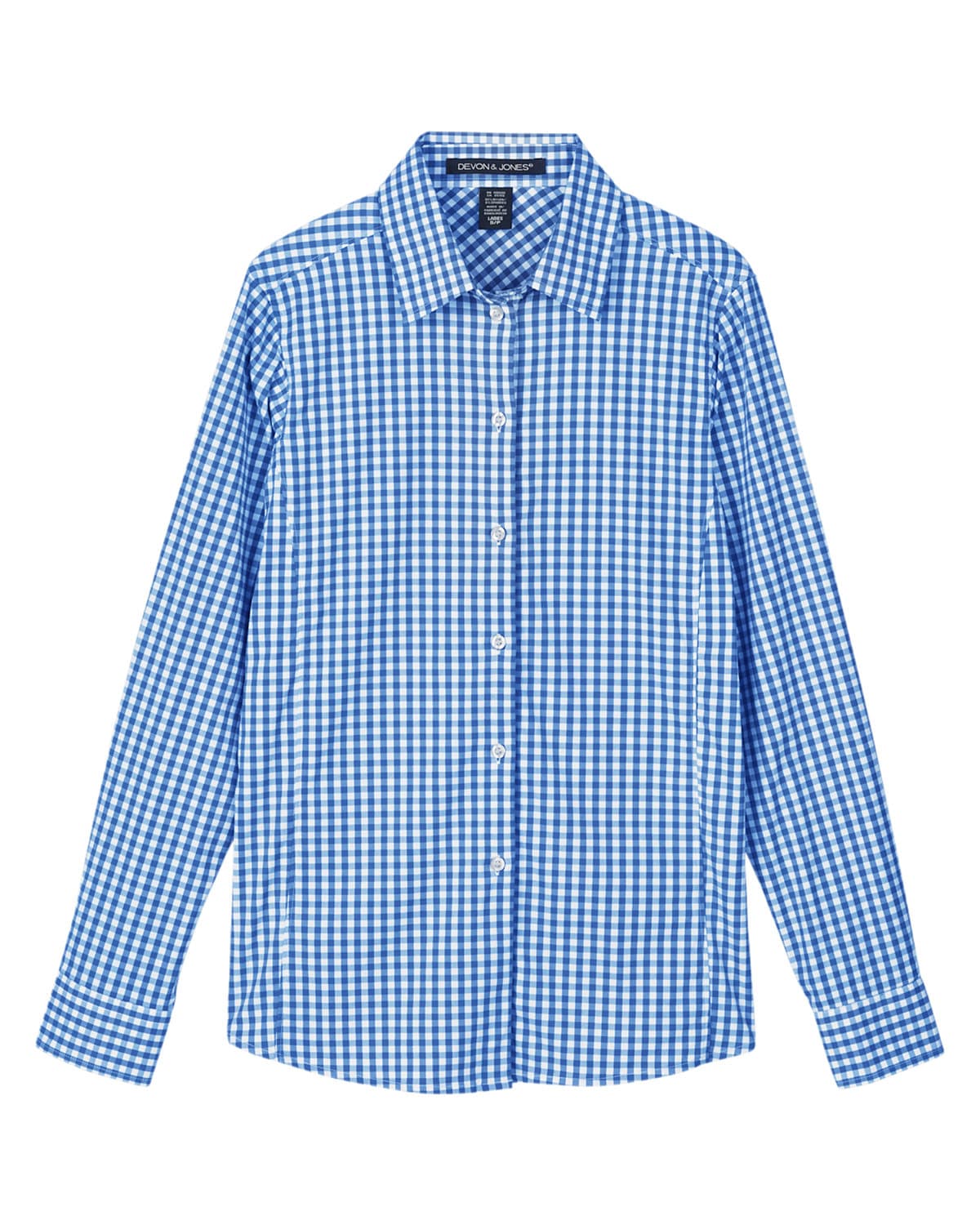 Image for CrownLux Performance® Ladies' Gingham Shirt