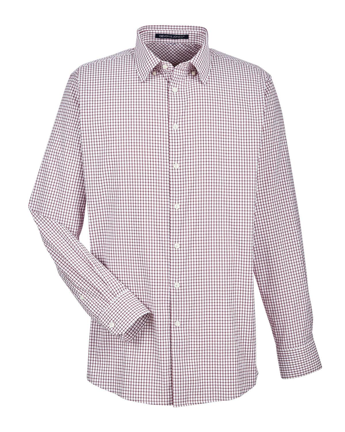 Image for CrownLux Performance® Men's Micro Windowpane Woven Shirt