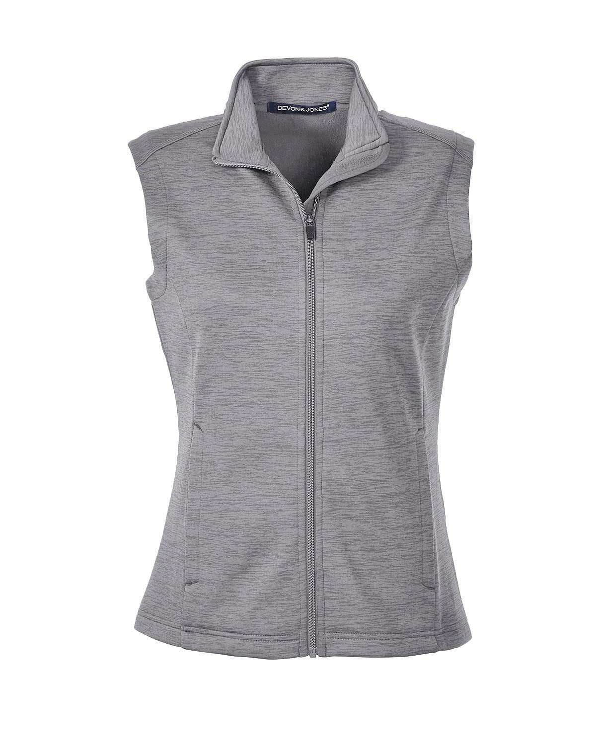 Image for Ladies' Newbury Mélange Fleece Vest