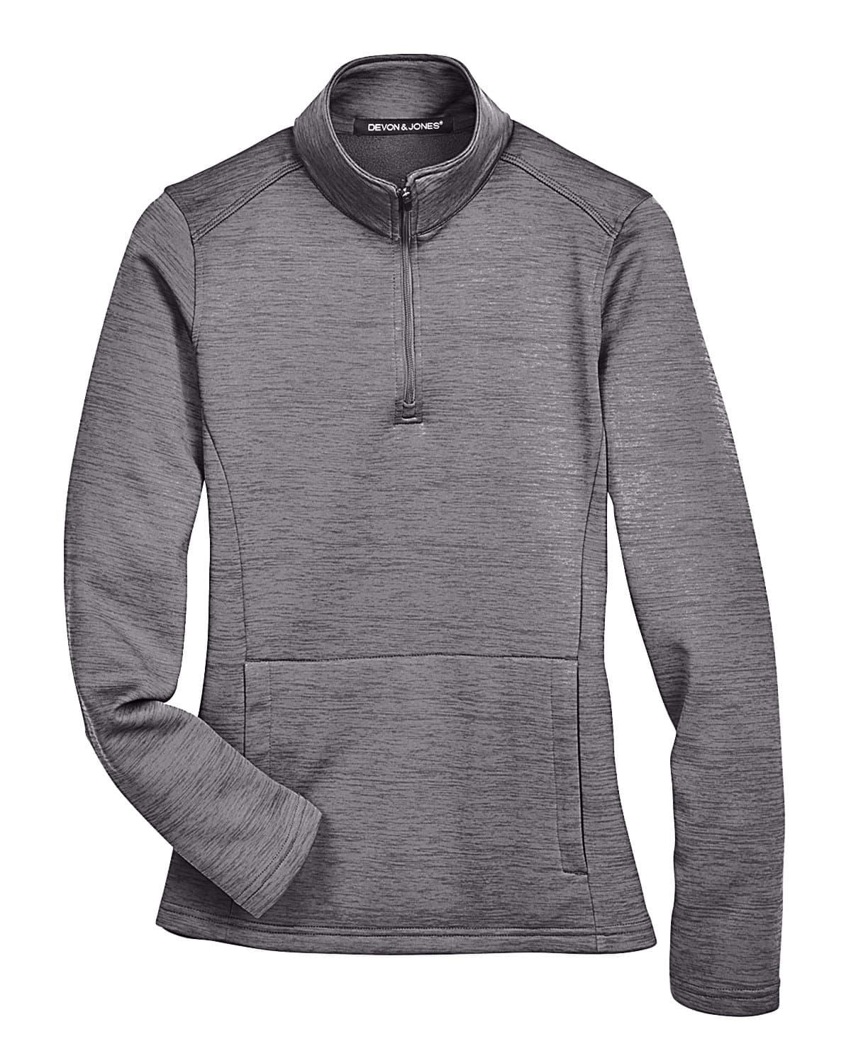 Image for Ladies' Newbury Mélange Fleece Quarter-Zip