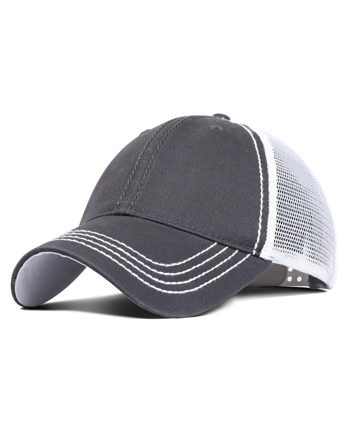 Image for Garment Washed Cotton Mesh Back Hat