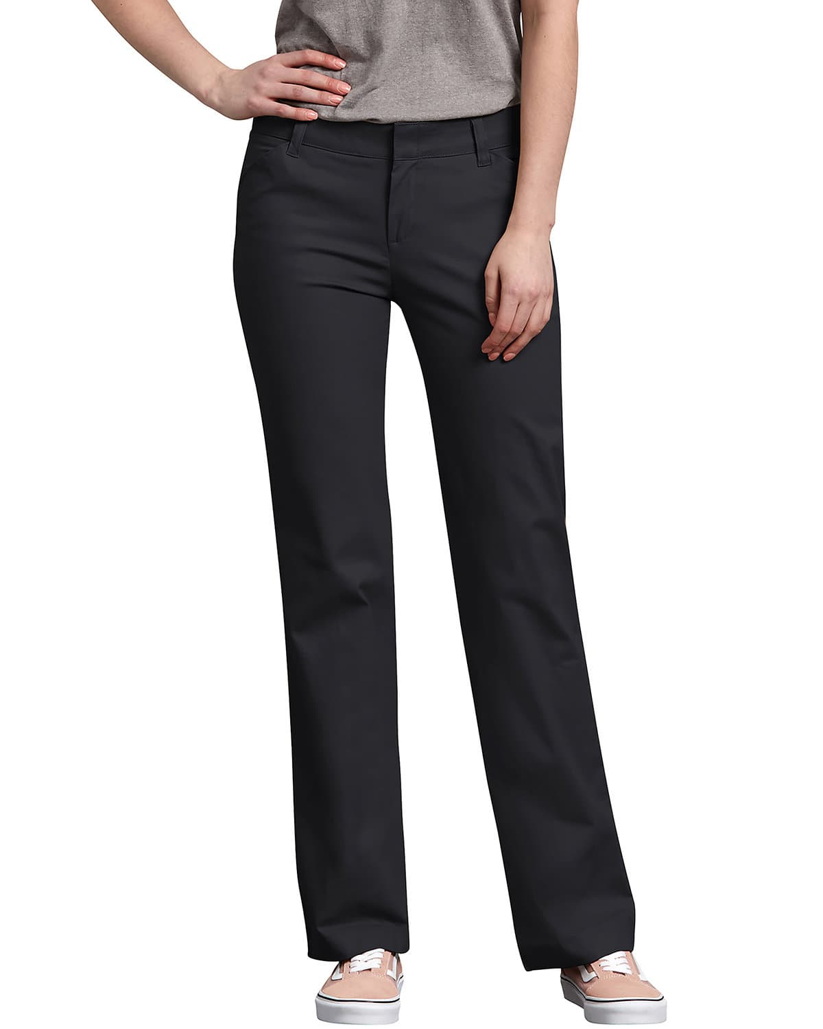 Image for Ladies' Relaxed Straight Stretch Twill Pant