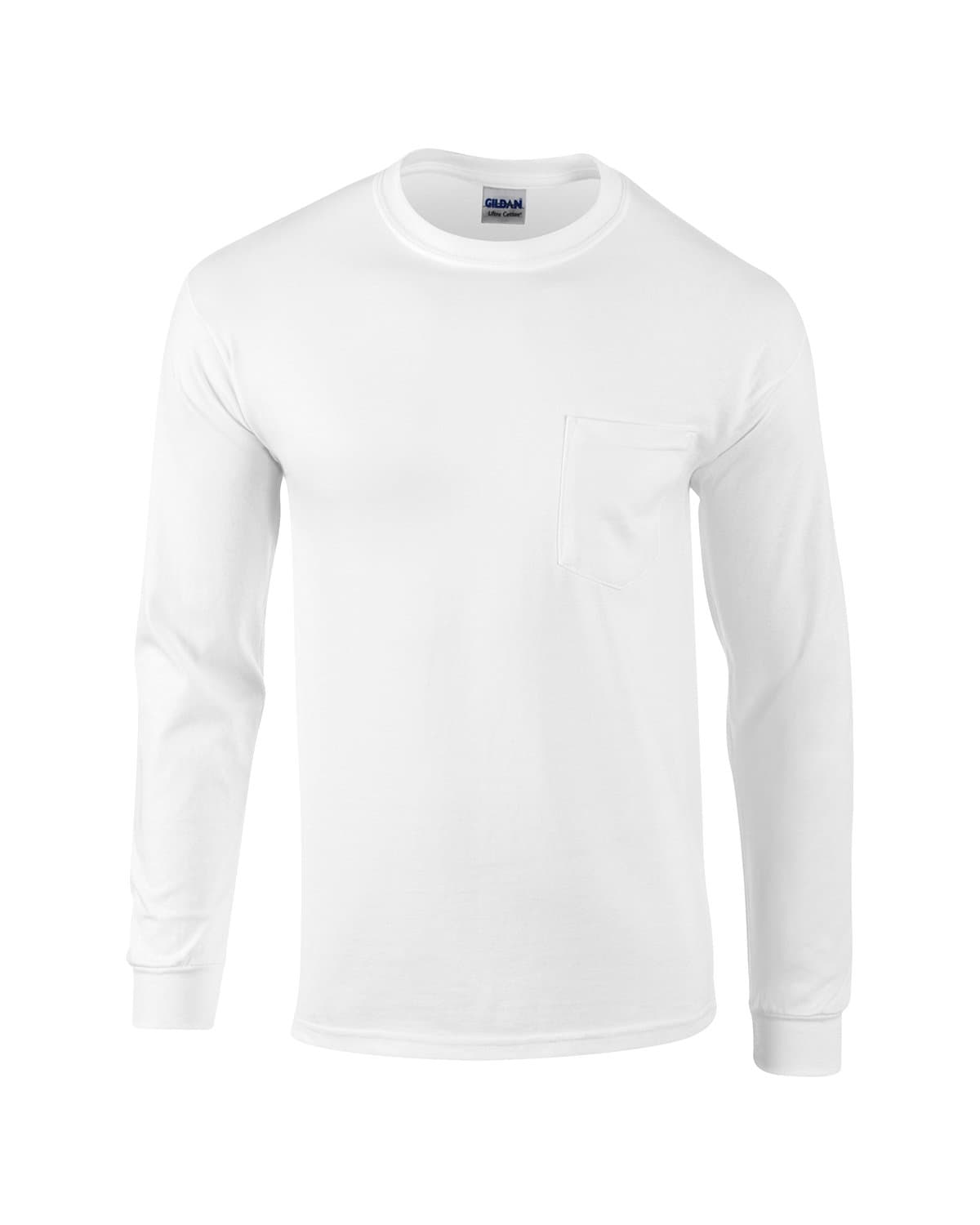 Image for Adult Ultra Cotton® Long-Sleeve Pocket T-Shirt