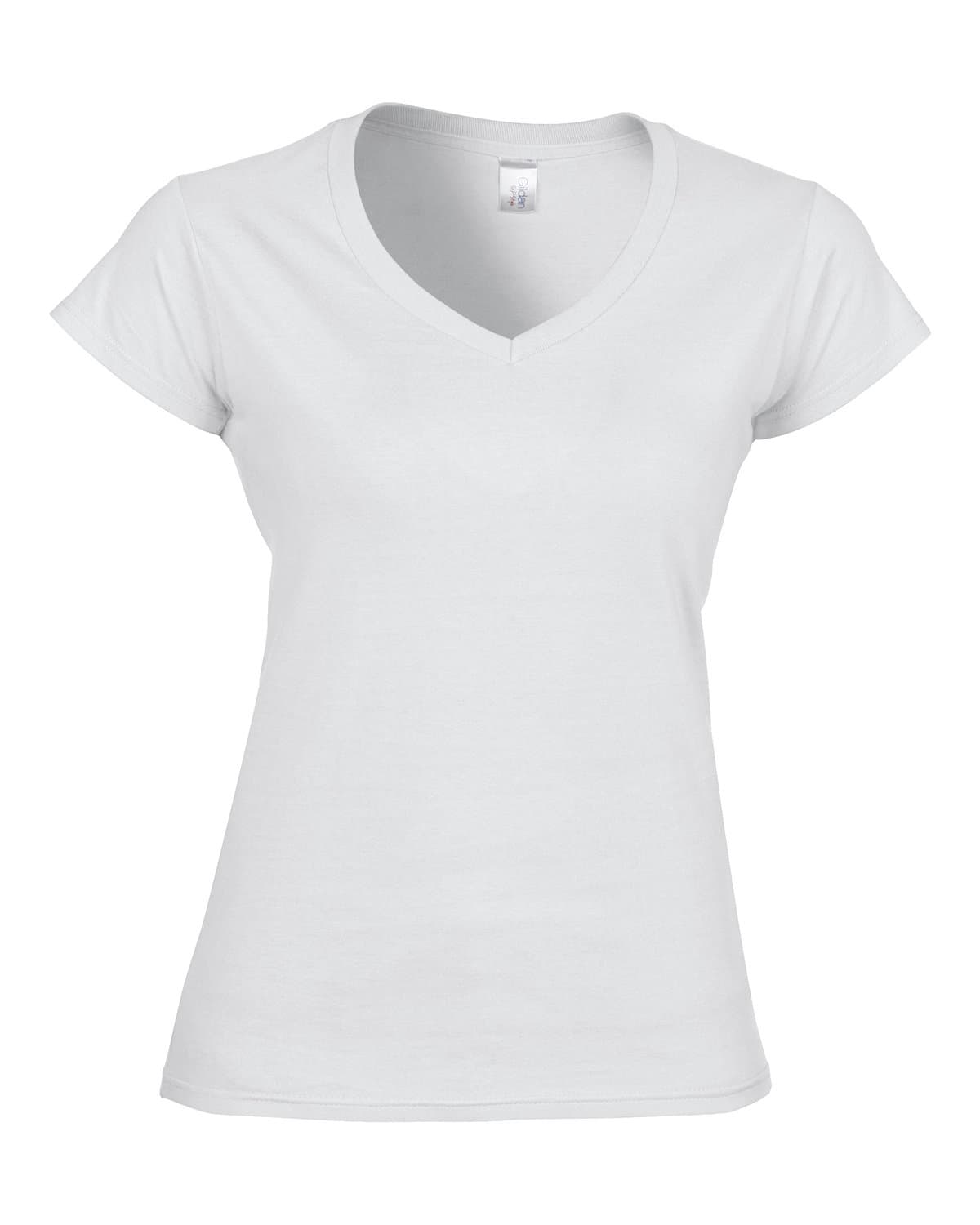 Image for Ladies' SoftStyle® Fitted V-Neck T-Shirt