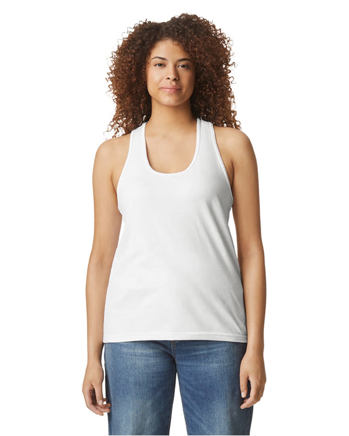 Image for Ladies' Softstyle CVC Racerback Tank