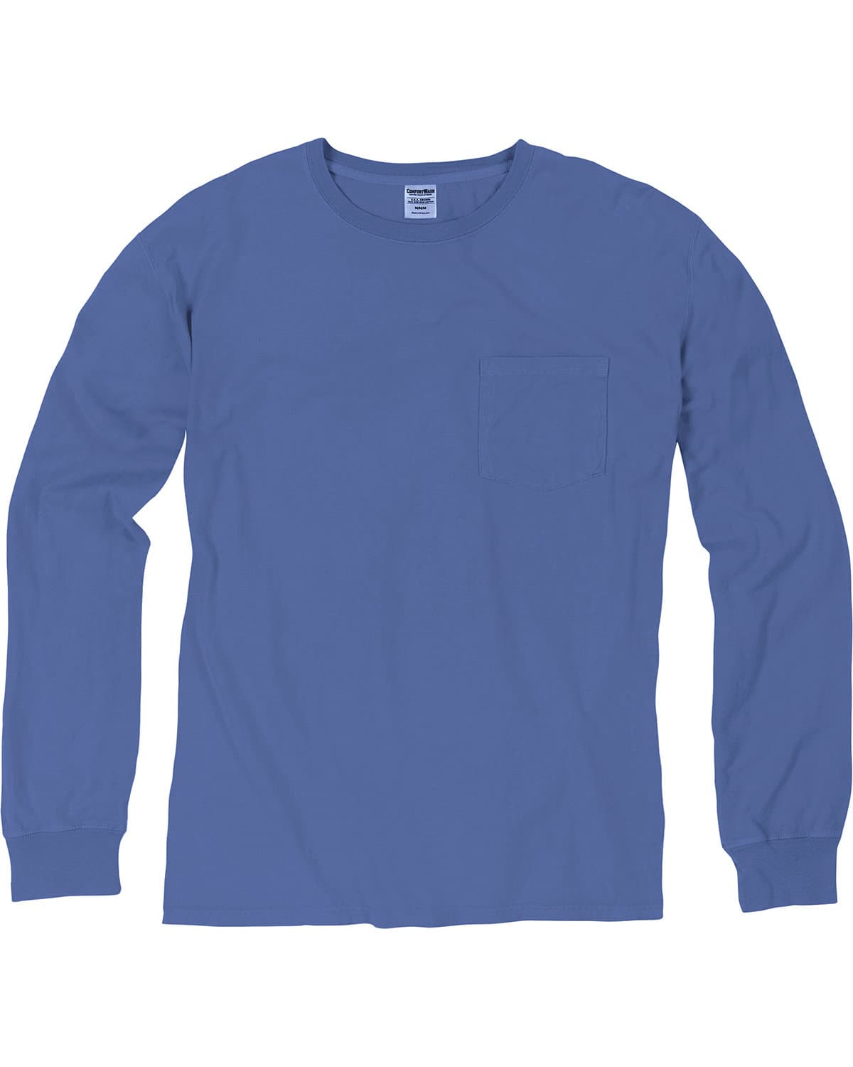 Image for Unisex Garment-Dyed Long-Sleeve T-Shirt with Pocket