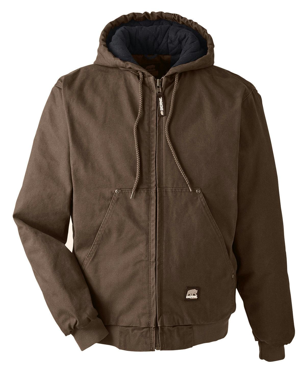 Image for Men's Tall Highland Washed Cotton Duck Hooded Jacket