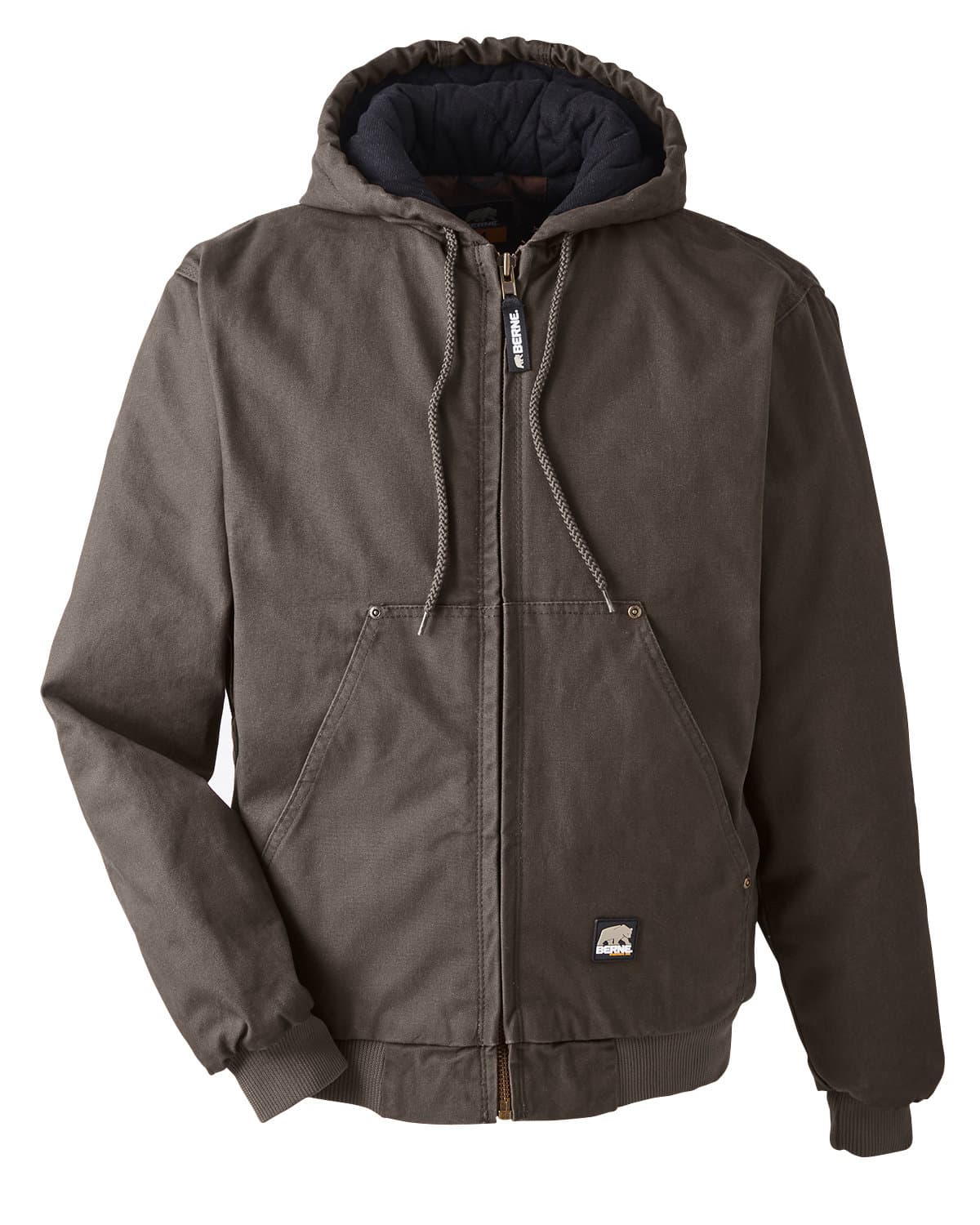 Image for Men's Tall Heartland Washed Cotton Duck Hooded Jacket