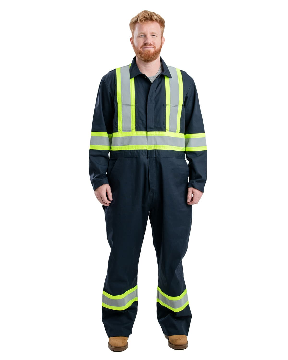 Image for Men's Safety Striped Unlined Coverall