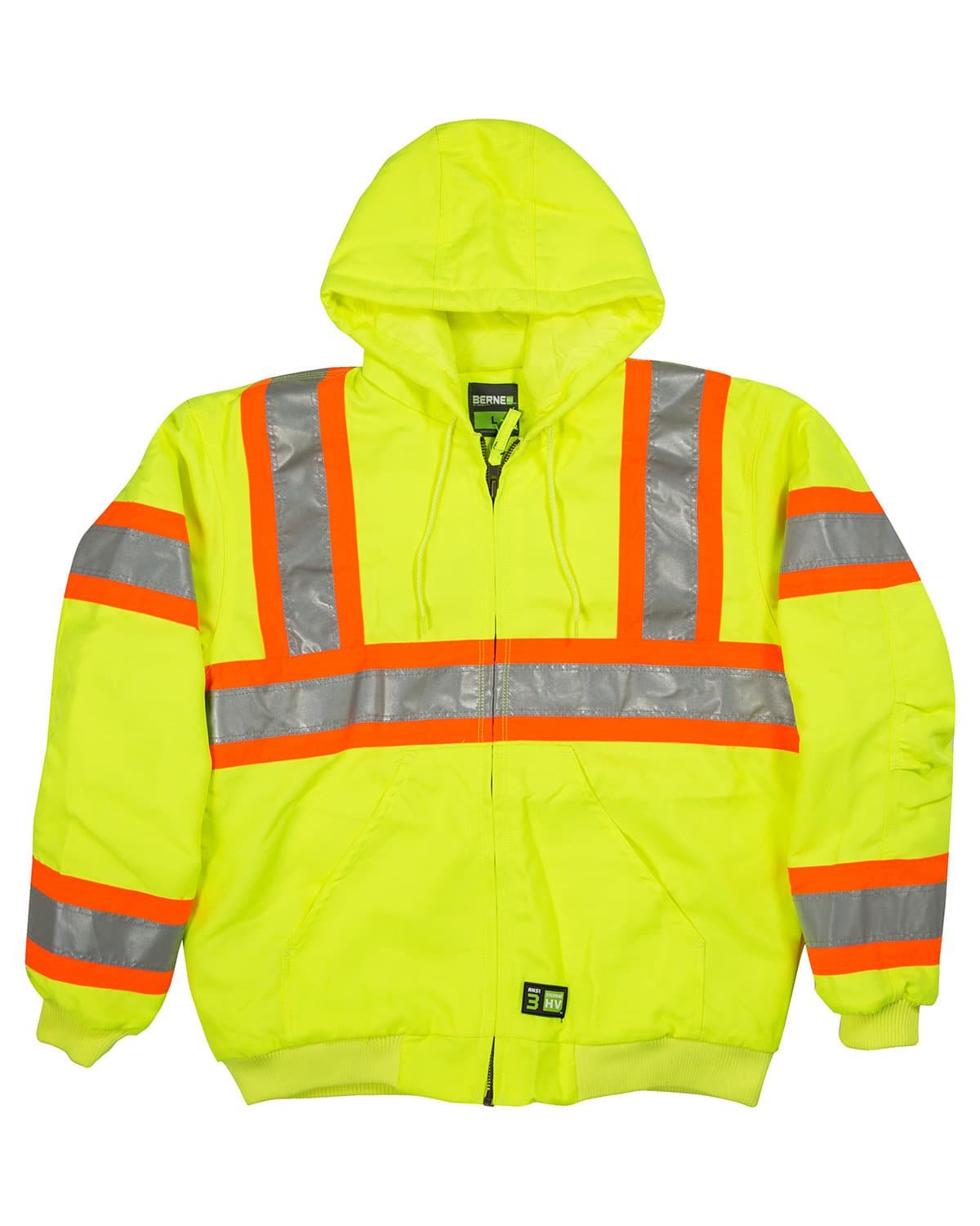 Image for Men's Hi-Vis Class 3 Hooded Active Jacket