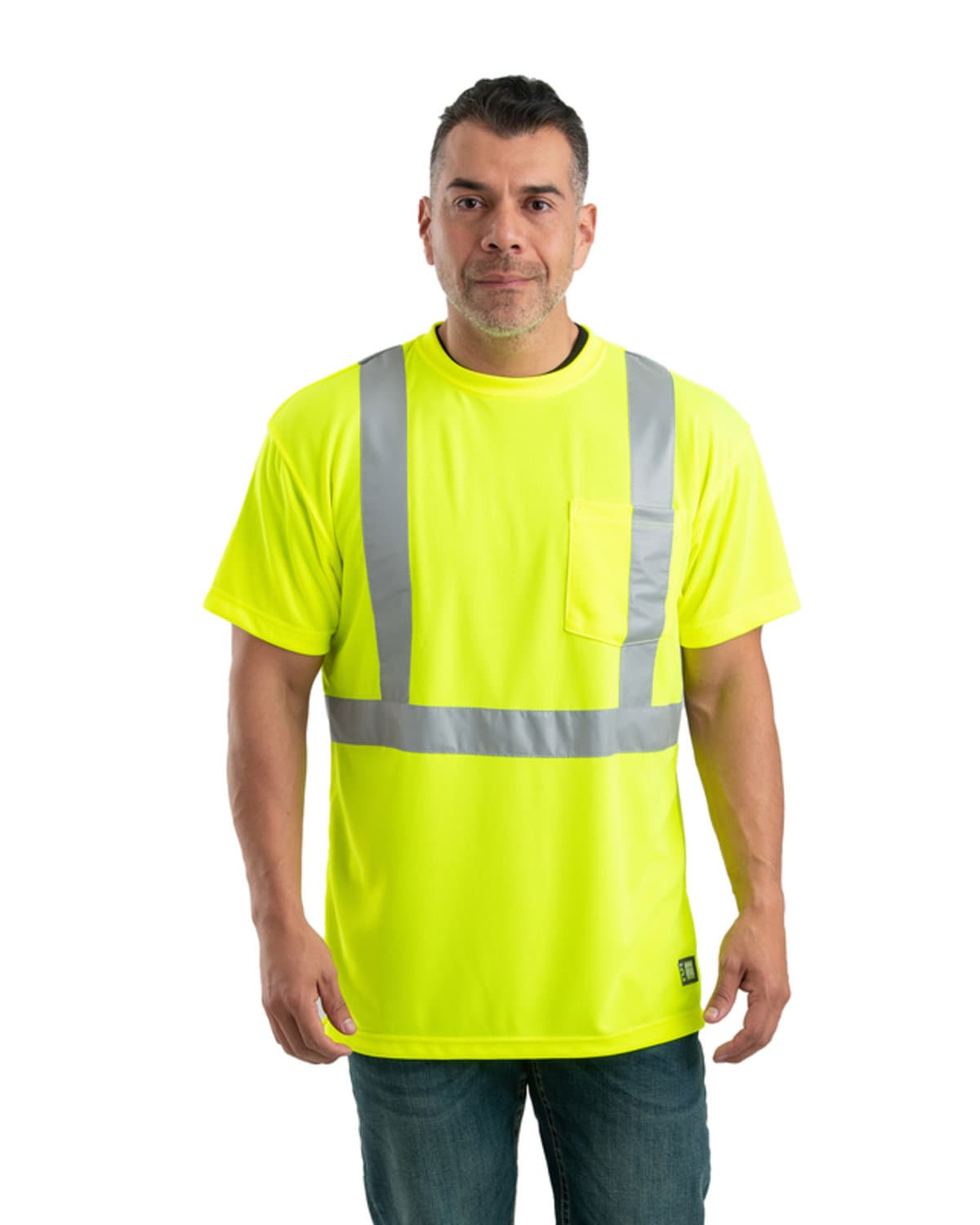 Image for Men's Hi-Vis Class 2 Performance Pocket T-Shirt