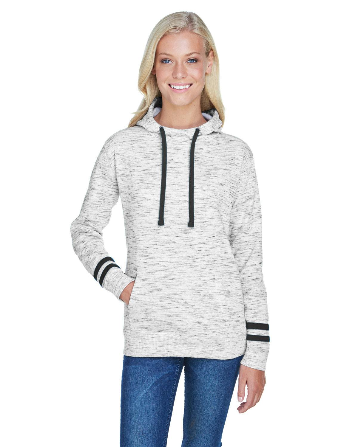 Image for Ladies' Melange Scuba Neck Sweatshirt