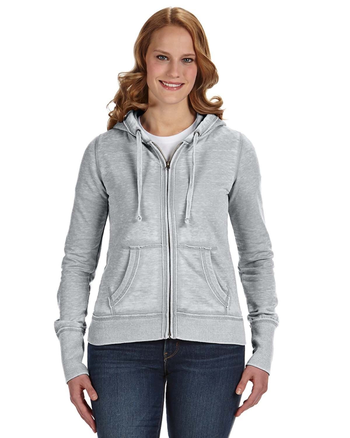 Image for Ladies' Zen Full-Zip Fleece Hooded Sweatshirt