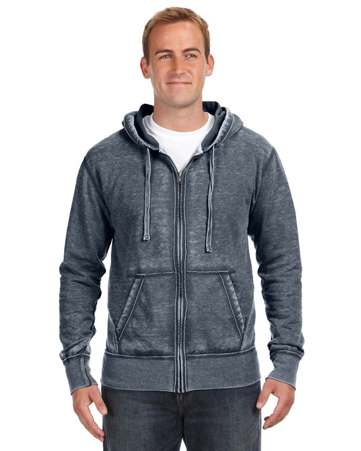 Image for Adult Vintage Zen Full-Zip Fleece Hooded Sweatshirt