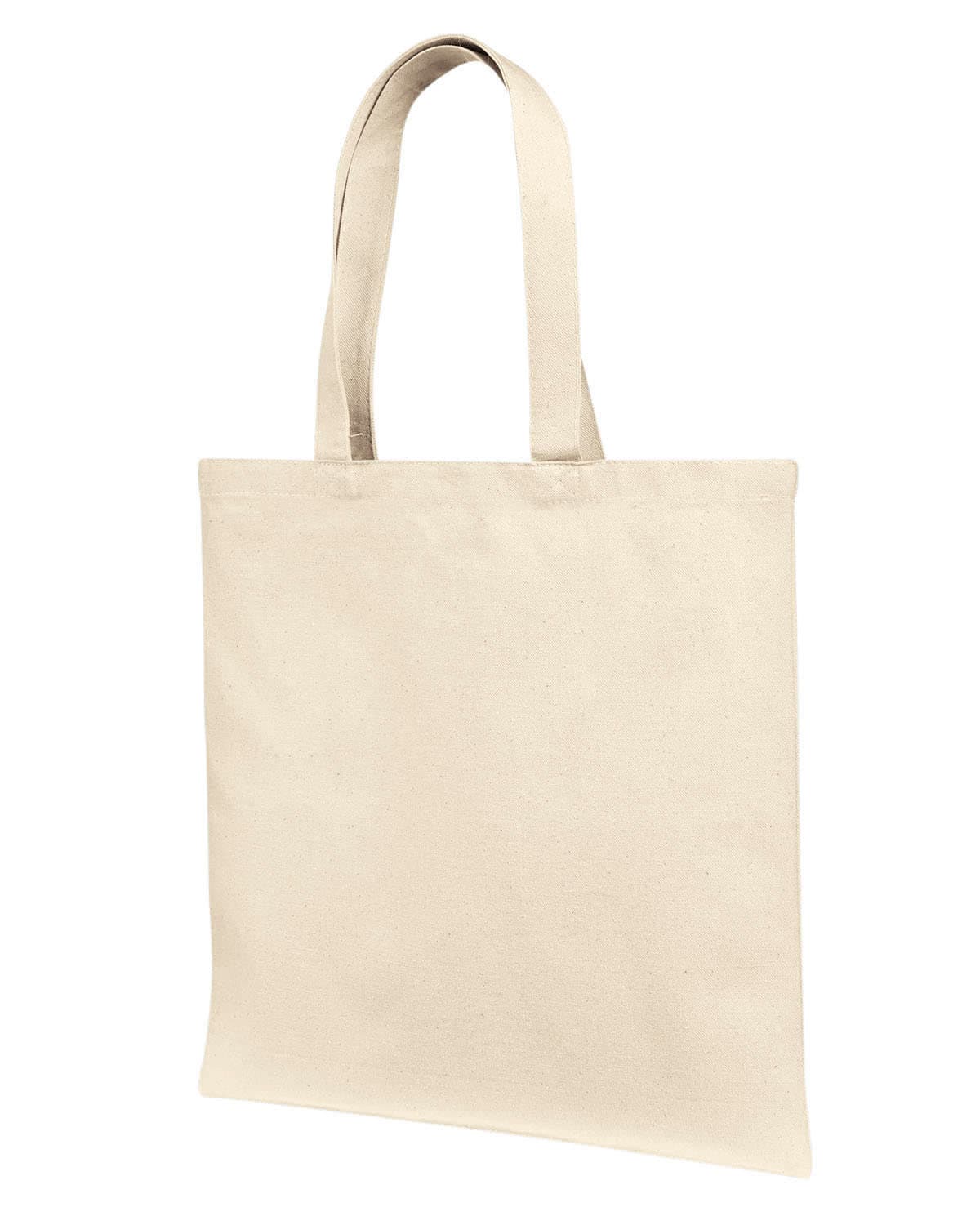 Image for Cotton Canvas Tote Bag With Self Fabric Handles