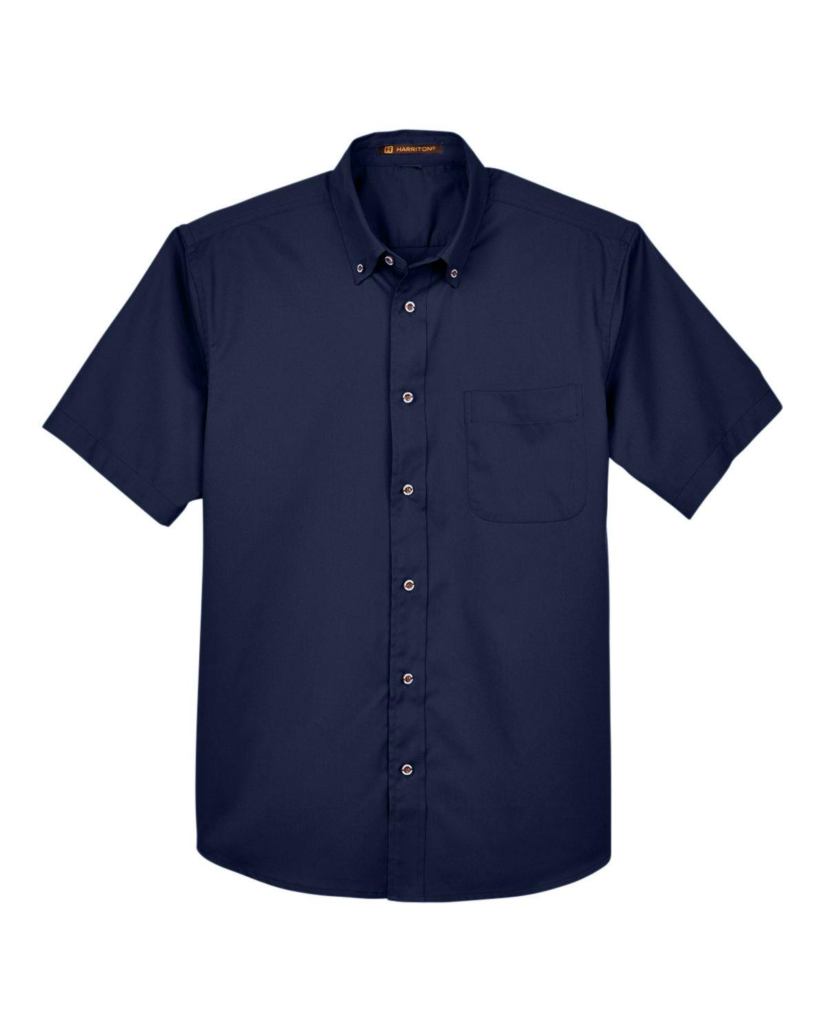 Image for Men's Easy Blend™ Short-Sleeve Twill Shirt with Stain-Release