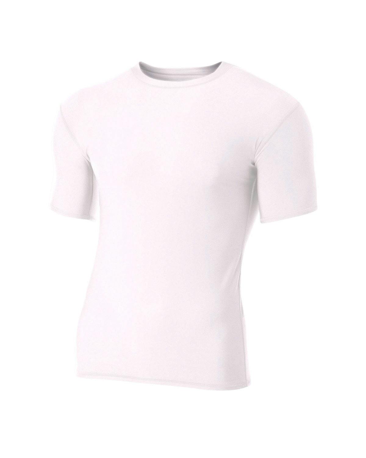 Image for Adult Polyester Spandex Short Sleeve Compression T-Shirt