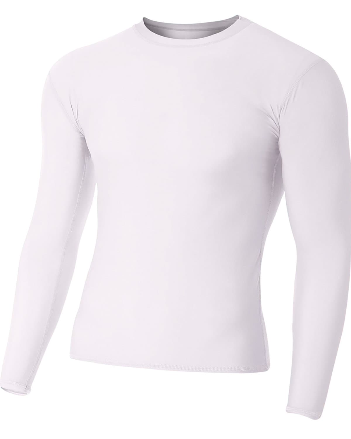 Image for Adult Polyester Spandex Long Sleeve Compression T-Shirt