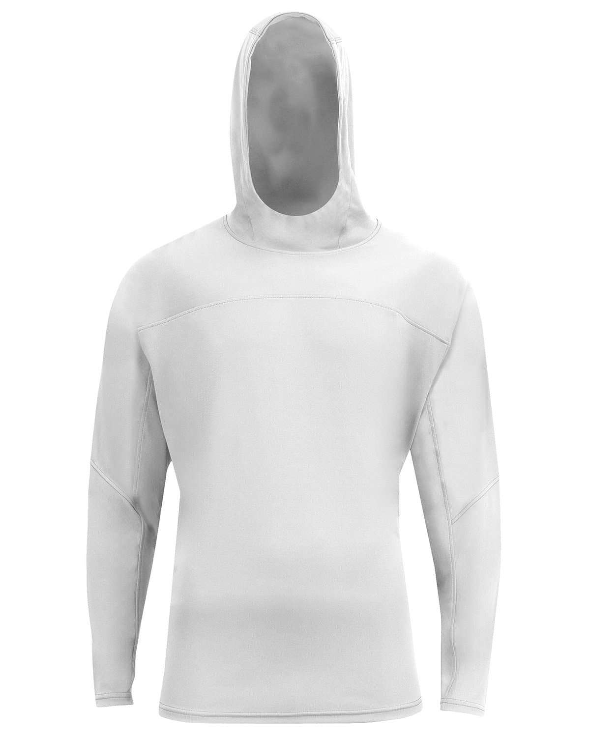 Image for Unisex Airflex Long-Sleeve Scuba Neck Hooded T-Shirt