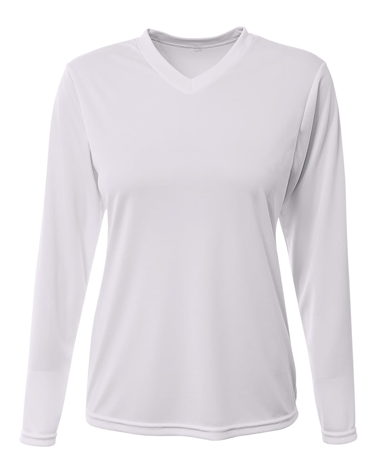 Image for Ladies' Long-Sleeve Sprint V-Neck T-Shirt