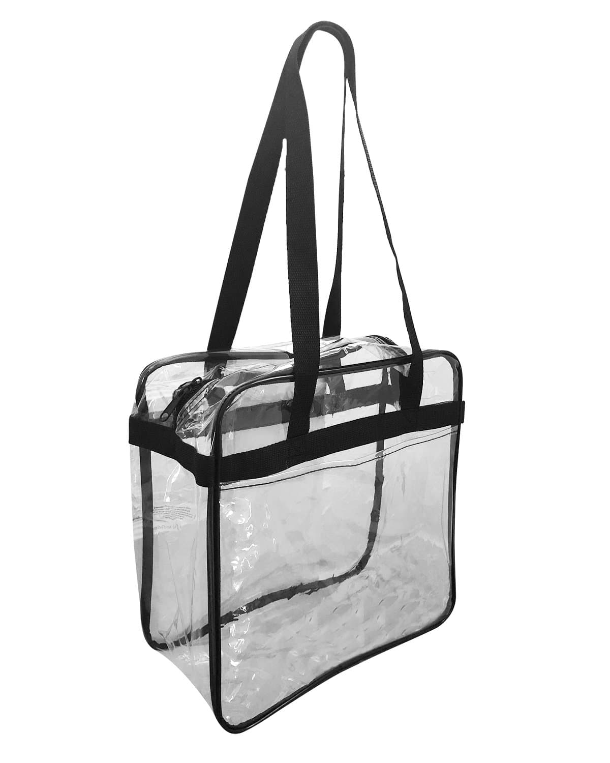 Image for Clear Tote with Zippered Top