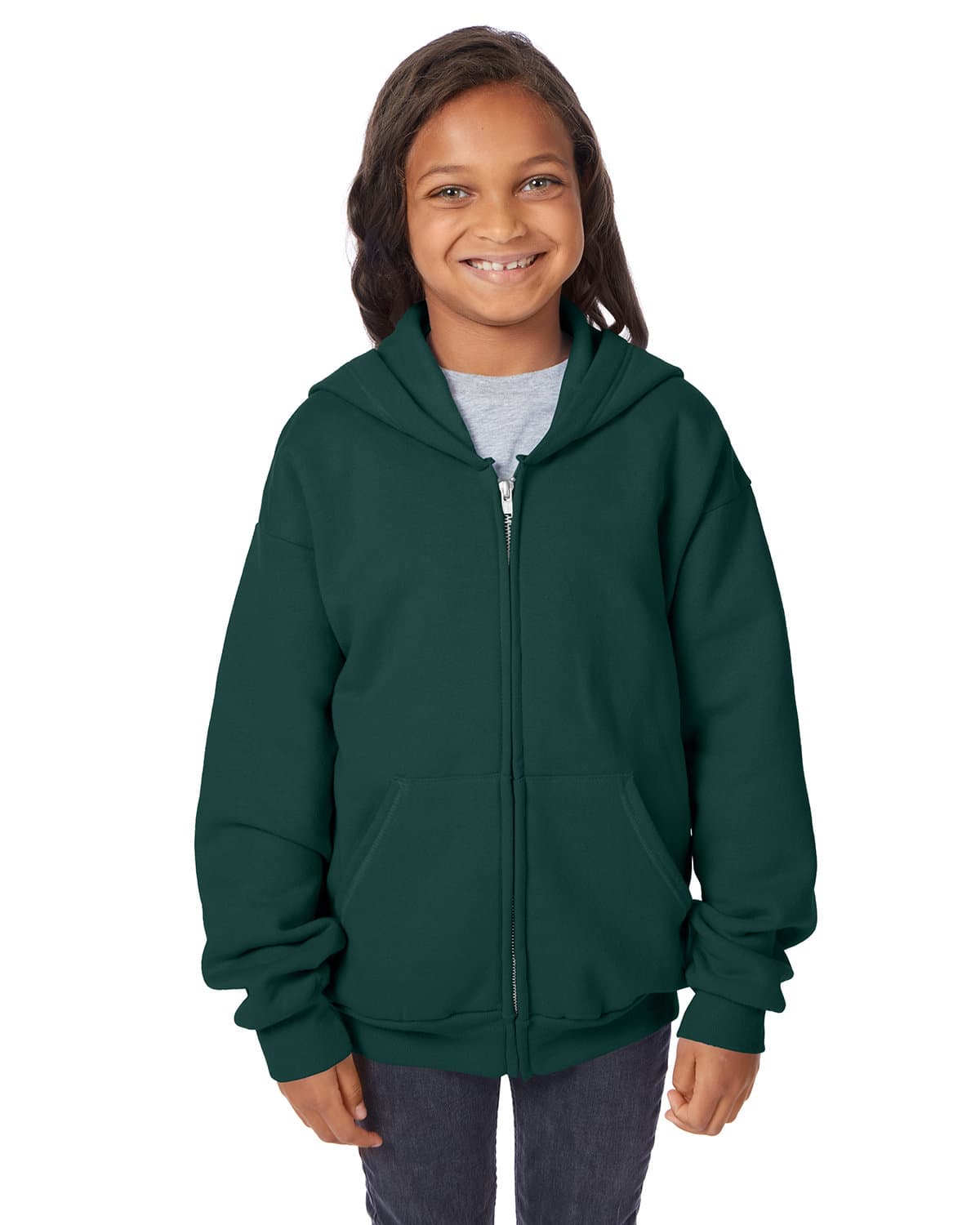 Image for Youth EcoSmart® Full-Zip Hooded Sweatshirt