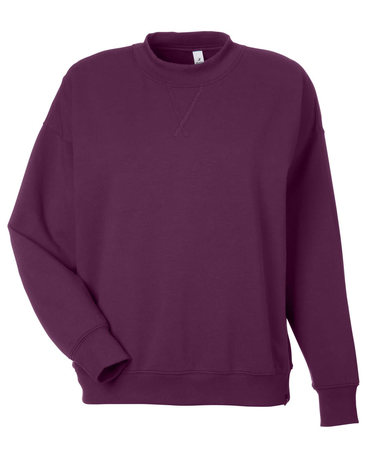 Image for Women's Vintage Oversized Crew Pullover - PDP6789